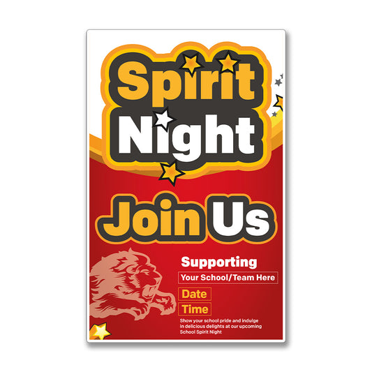 Spirit Night - Custom Poster - 35 In. X 55 In.