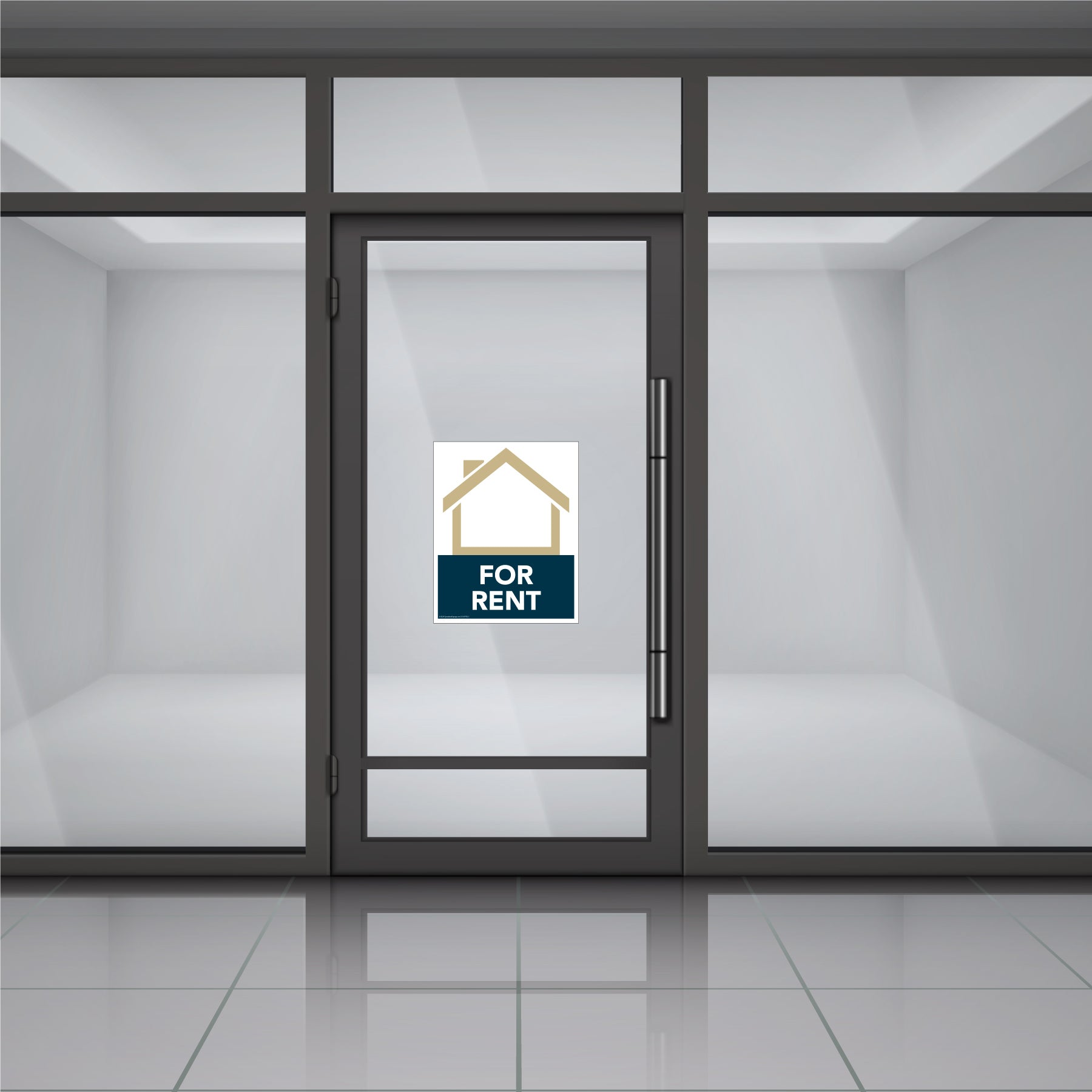 For Rent - Door Decal - 8 In. X 10 In. – OperationalSignage.com