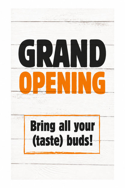Grand Opening - A-Frame Insert 24.25 In. x 36.125 In.