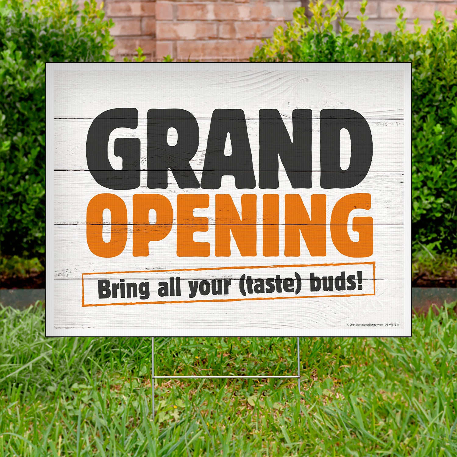 Grand Opening - Lawn Sign - 24 In. X 18 In. – OperationalSignage.com