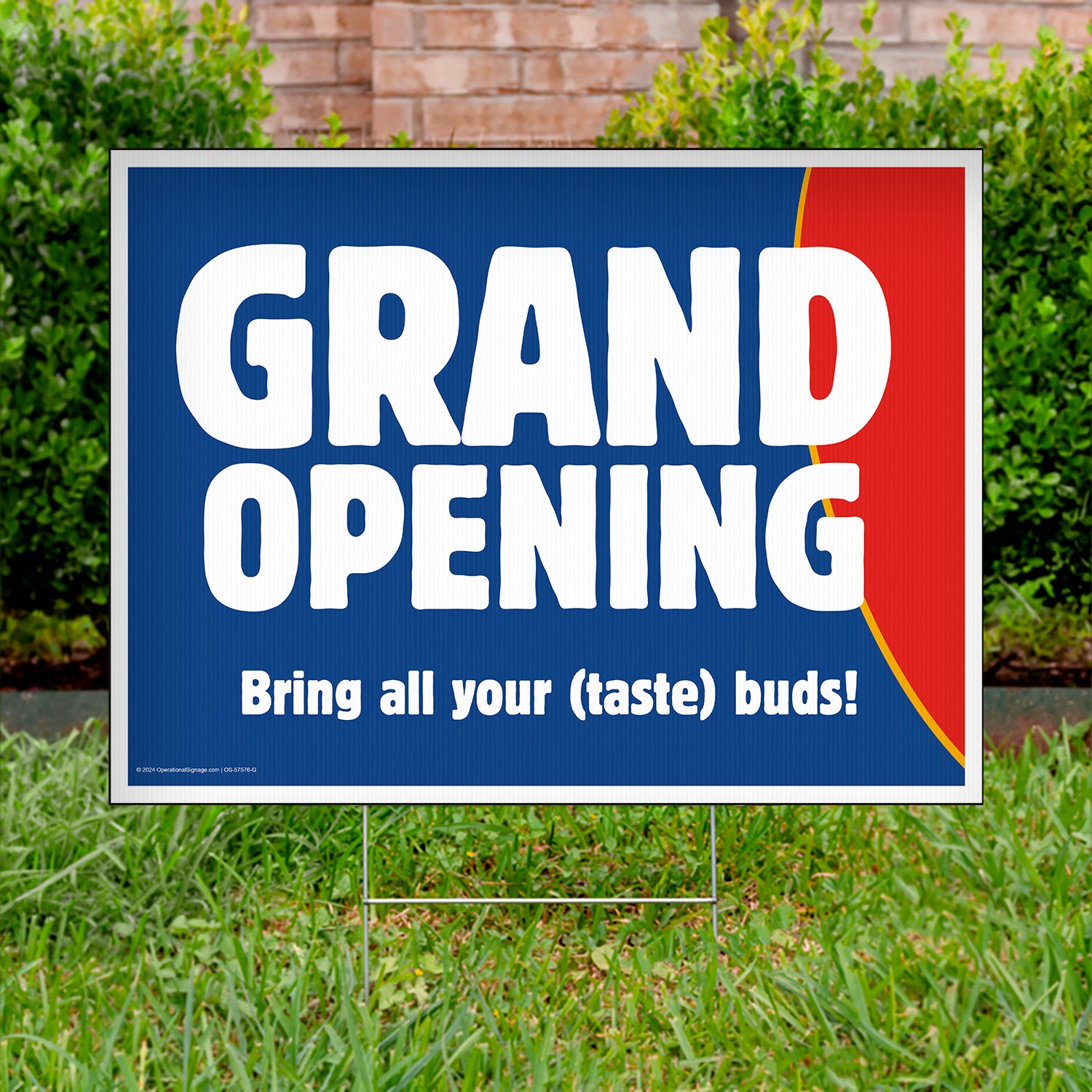 Grand Opening - Lawn Sign - 24 In. X 18 In. – OperationalSignage.com