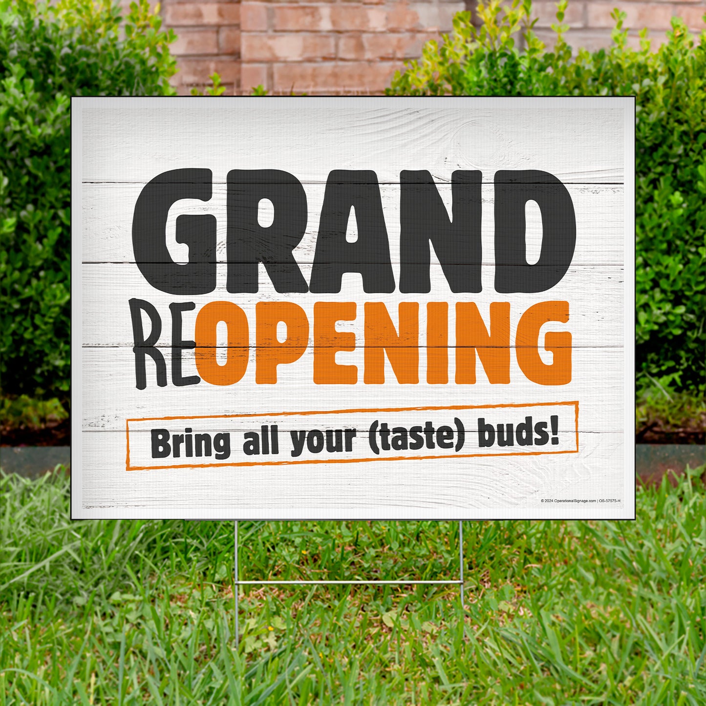 Grand Re-Opening - Lawn Sign - 24 In. X 18 In.