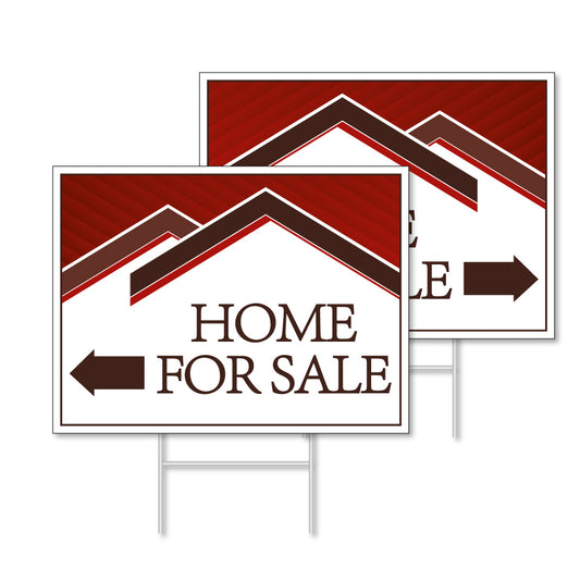 Home For Sale, Directional -  Lawn Sign  -  24 In. X 18 In.