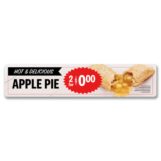 Apple Pie - 2 for $  - Lug On Snipeable  -  28 in. x 6 in.