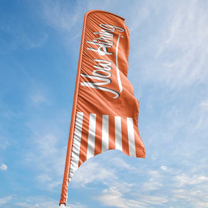 Now Hiring - Orange - Blade Flag 13 Ft.