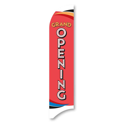 Grand Opening - Peach - Blade Flag 13 Ft.