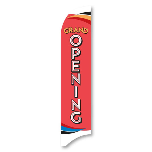 Grand Opening - Peach - Blade Flag 13 Ft.