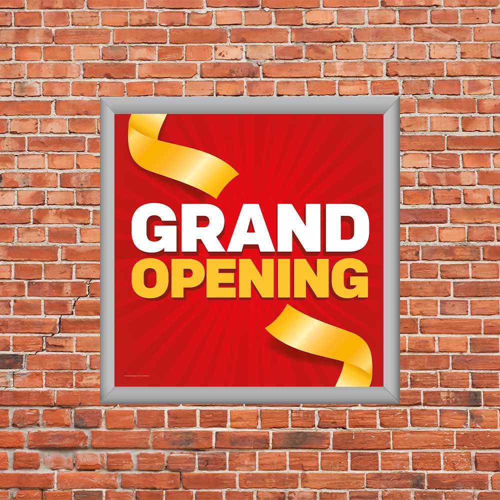 Grand Opening - Mini Billboard Insert - 4 Ft. X 4 Ft.