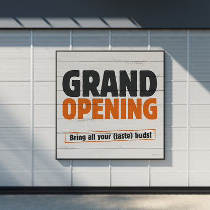 Grand Opening - Mini Billboard Insert - 4 Ft. X 4 Ft.