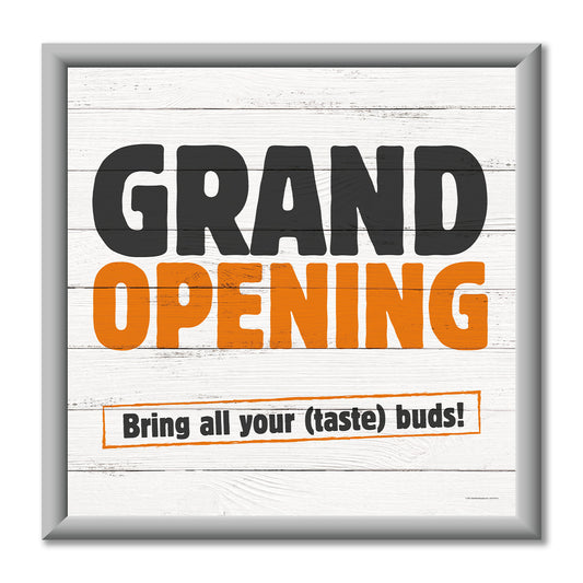 Grand Opening - Mini Billboard Insert - 4 Ft. X 4 Ft.