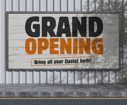 Grand Opening - Mini Billboard Insert - 8 Ft. X 4 Ft.