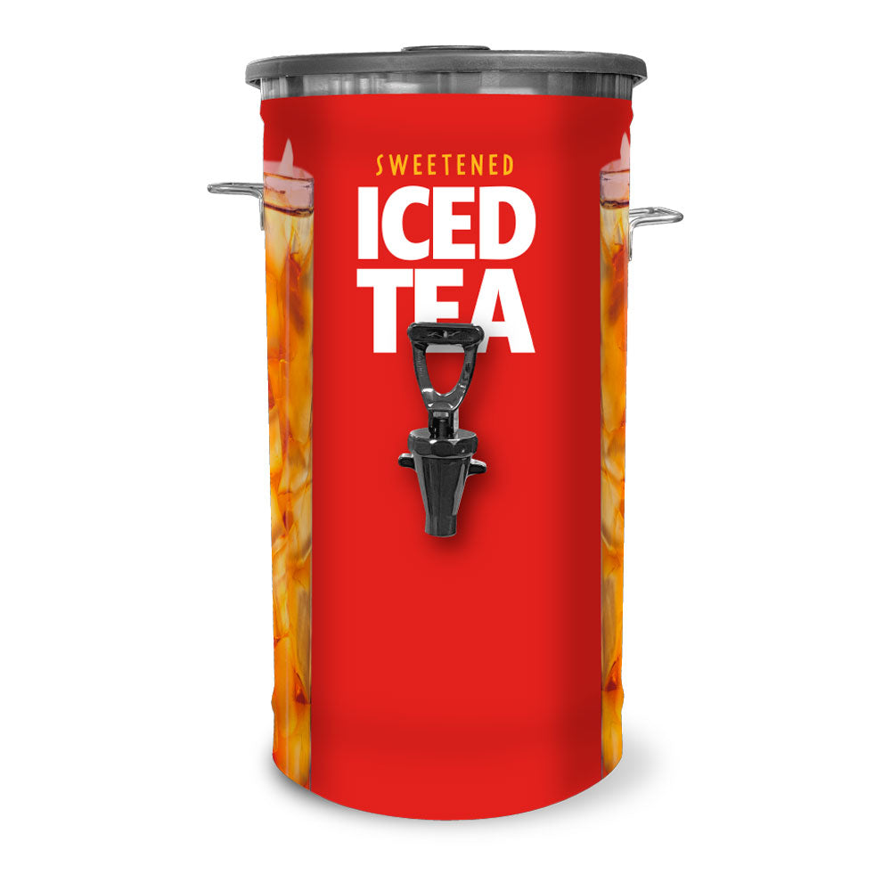 Canister Wrap - Sweetened Iced Tea - Red