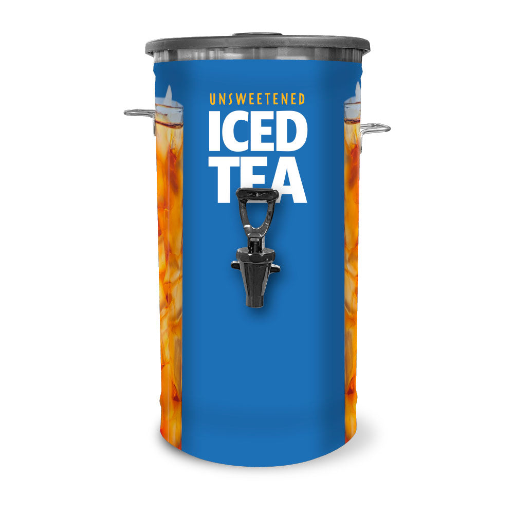 Canister Wrap - Unsweetened Iced Tea - Blue