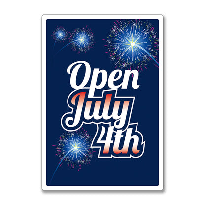 Fourth of July - Lawn Sign 24 In X 18 In.