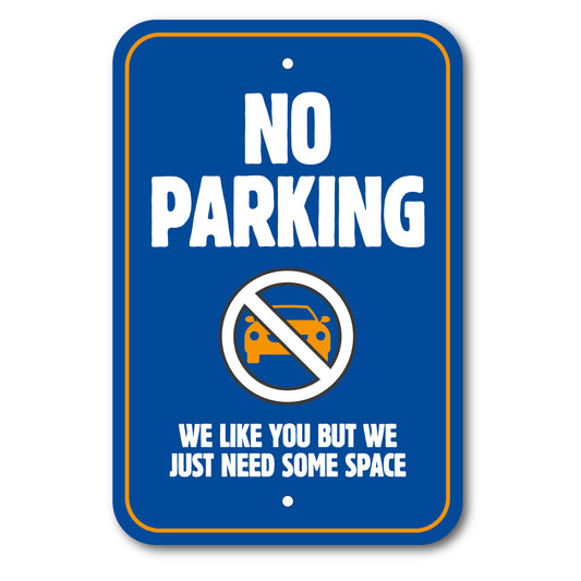 No Parking Sign - 12 In. x 18 In.