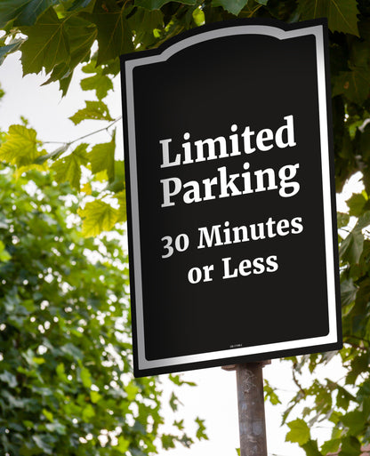 Limited Parking - Parking Sign - 12 In. X 18 In.