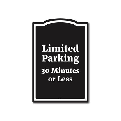 Limited Parking - Parking Sign - 12 In. X 18 In.