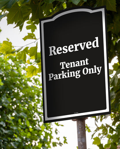 Reserved Tenant - Parking Sign - 12 In. X 18 In.