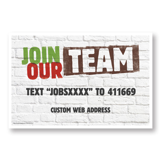 Join Our Team - Window Decal Pkg. of 2