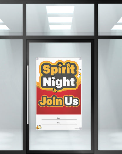 Spirit Night - Dry Erase Poster - 35 In. X 55 In.