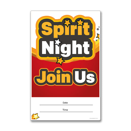 Spirit Night - Dry Erase Poster - 35 In. X 55 In.