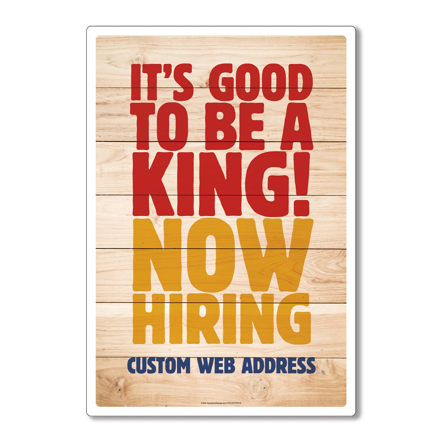 Now Hiring - Poster 29 In. X 42 In.