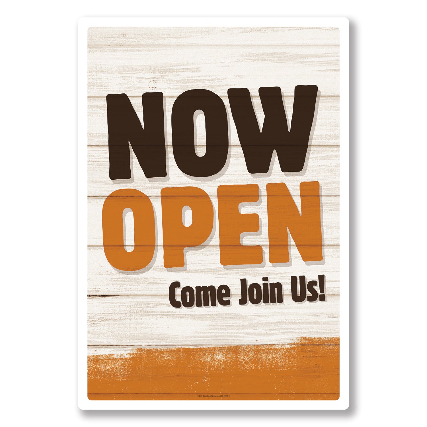 Now Open - DS Poster - 29 in. x 42 in. – OperationalSignage.com