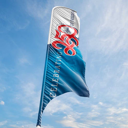 Celebrating 250 Years of Freedom - Blade Flag 13 Ft.