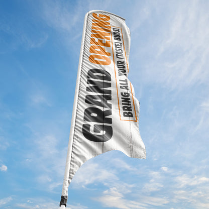 Grand Opening - Blade Flag w/Hardware  13 Ft.