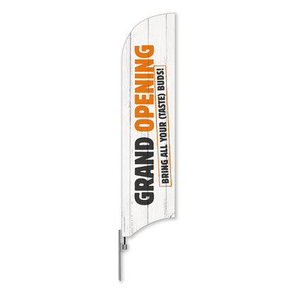 Grand Opening - Blade Flag w/Hardware  13 Ft.