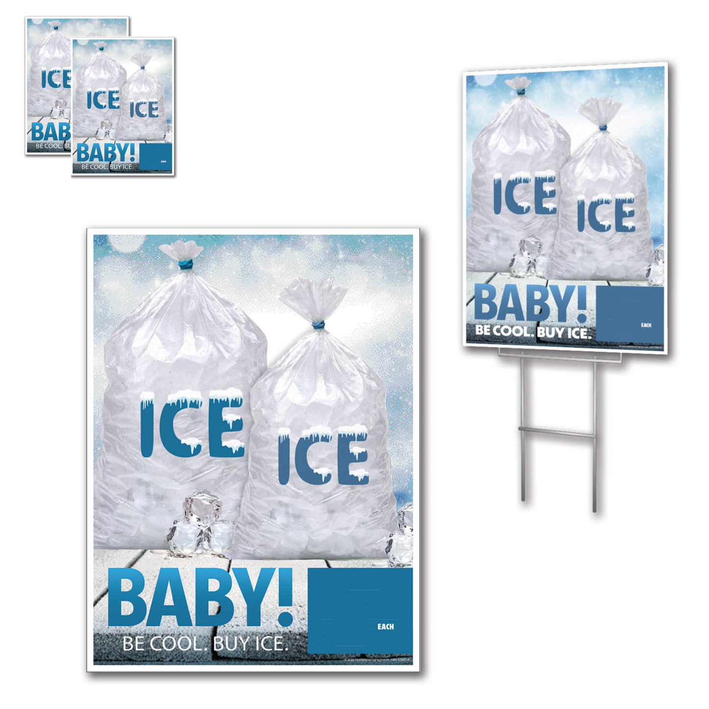 Bag of Ice - Signage Kit