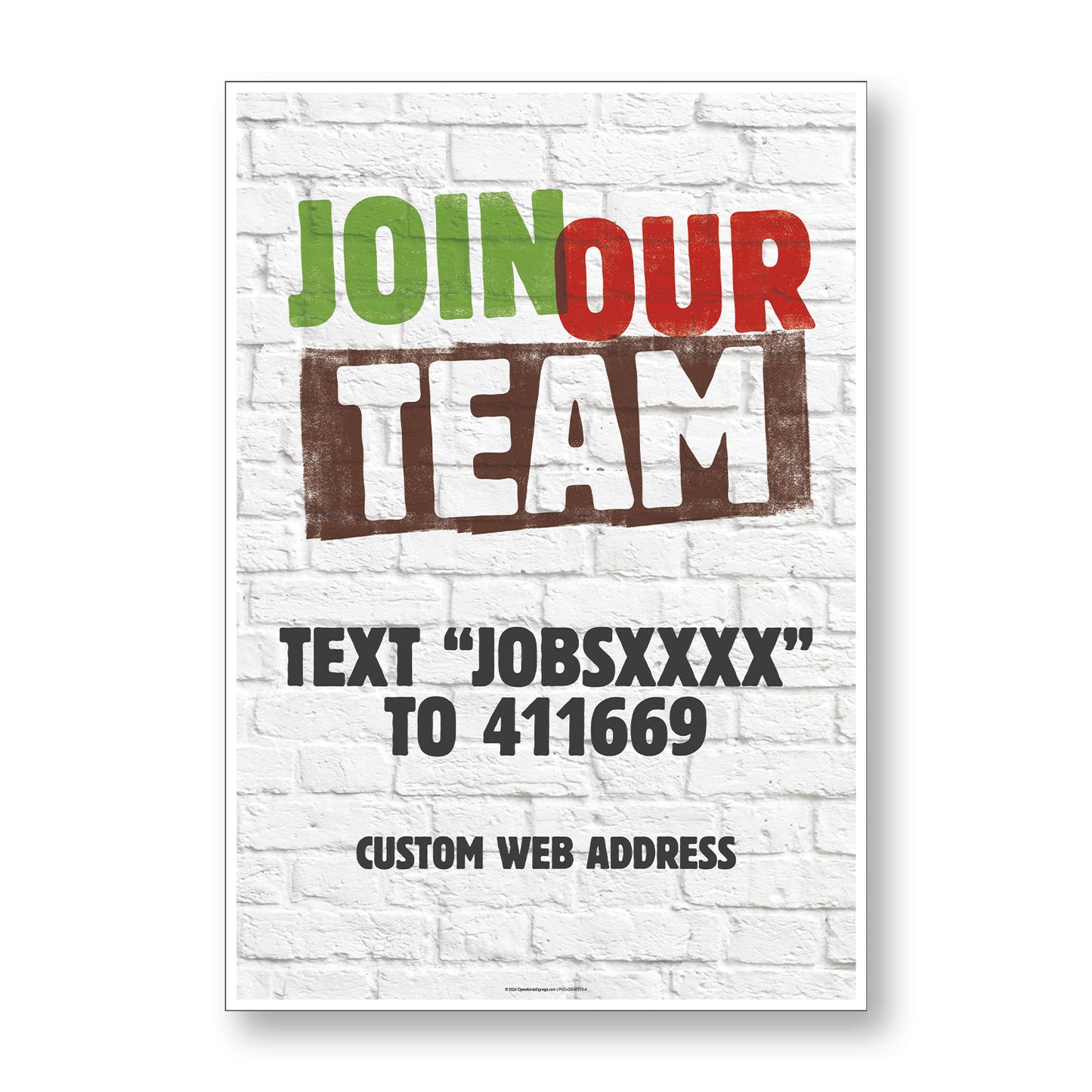 Join Our Team - Window Decal - 29 in. x 42 in.