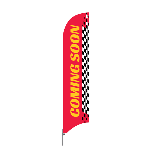 Coming Soon - Blade Flag Red & Yellow - 13 Ft.