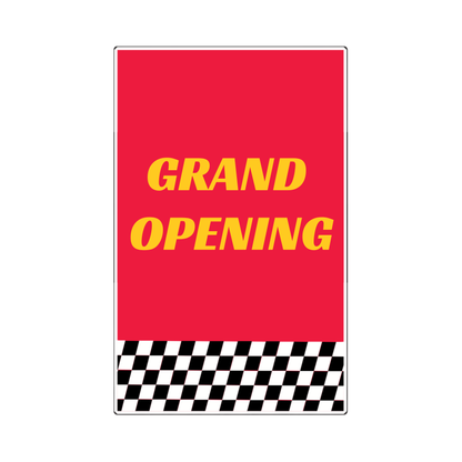 Grand Opening - Poster Red & Yellow - 29 in. x 42 in.