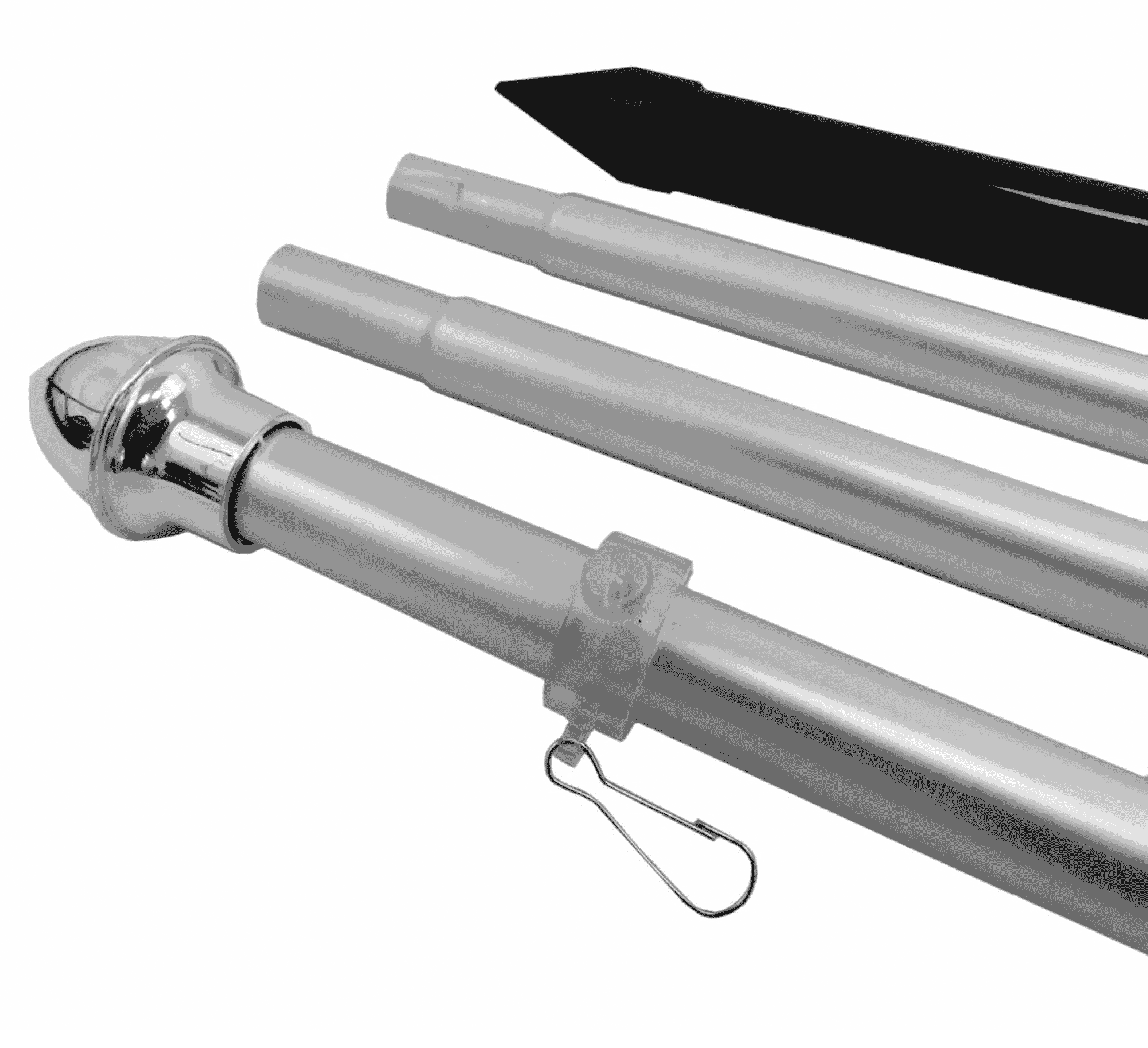 Flagpole Kit, 8 Ft. With Mounting Hardware
