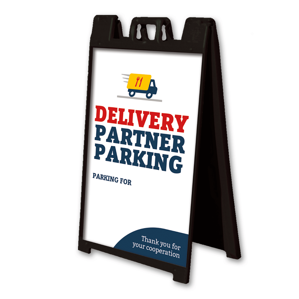 Delivery Partner Pickup - Aframe Insert – OperationalSignage.com