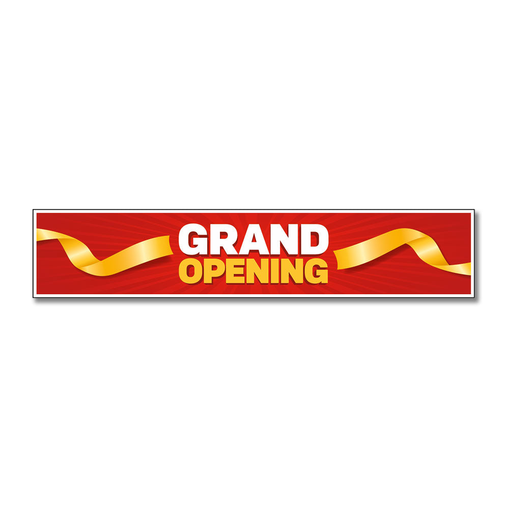 Grand Opening Ribbon Banner
