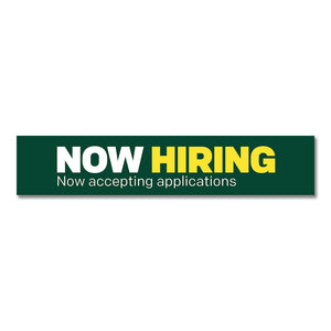 Now Hiring - Accepting Applications - Door Decal