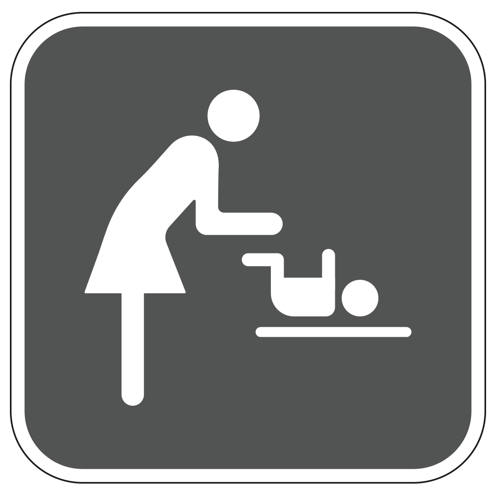Changing Station - Sign - 10 In. X 10 In.