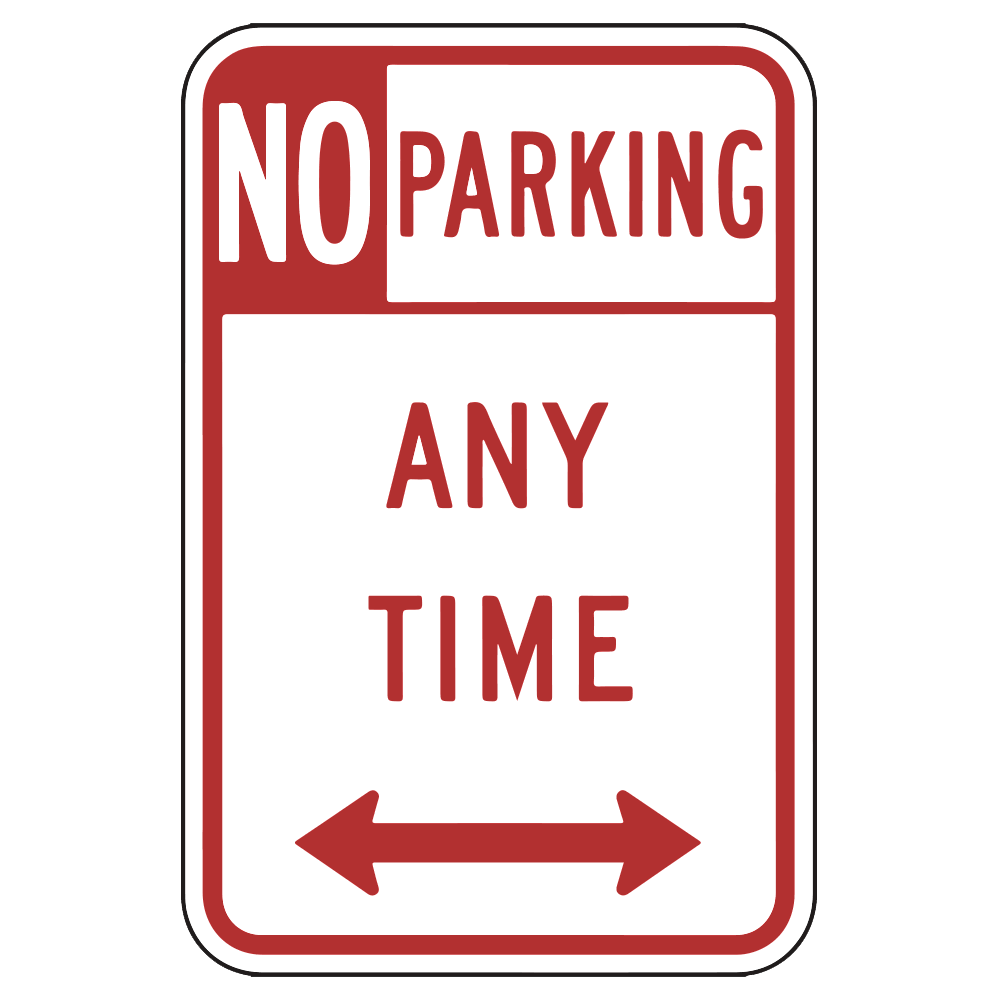 No Parking Anytime Tow Away Zone (Logos) - Sign 12 In. X 18 In. -  OperationalSignage.com