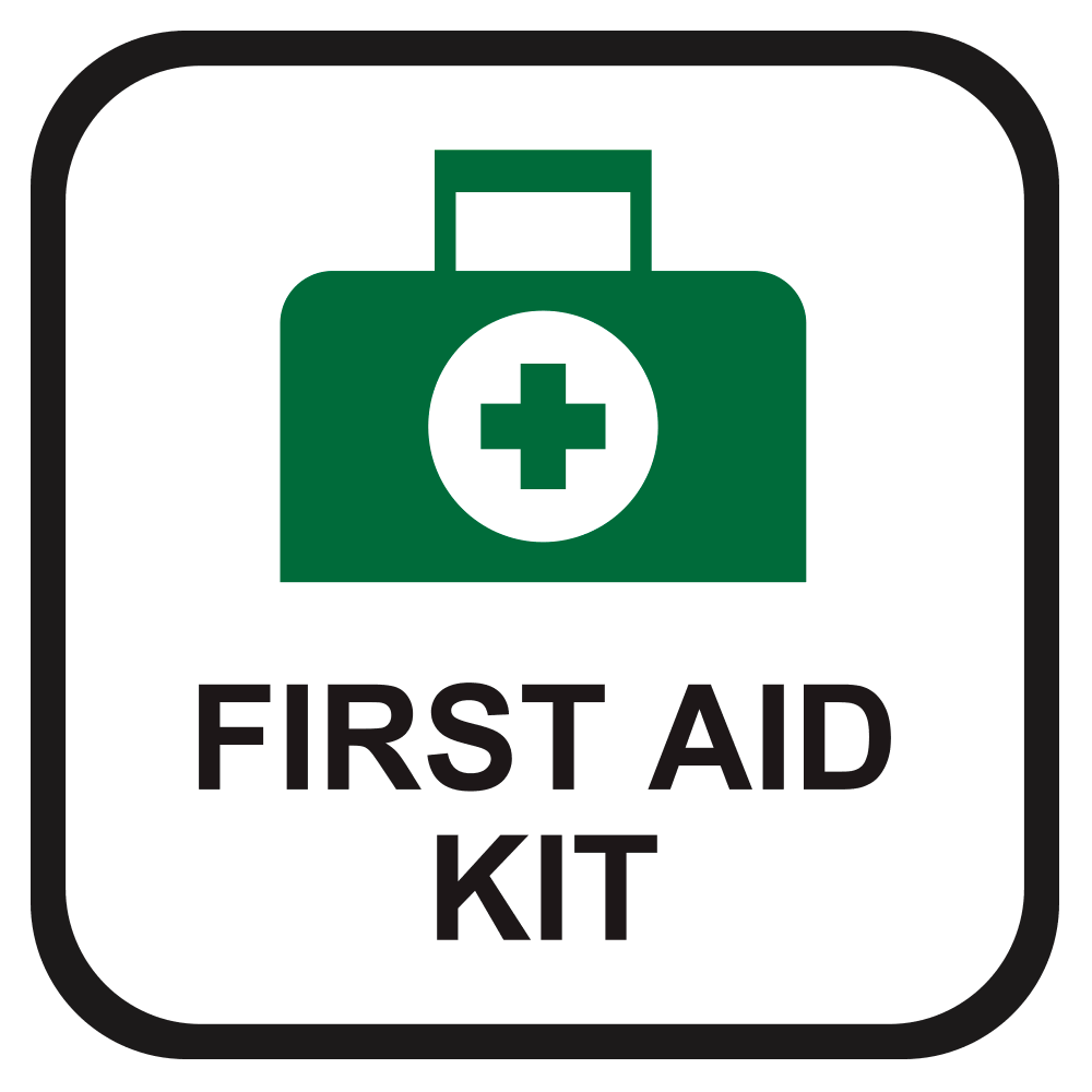 First Aid Kit - Sign - 10 In. X 10 In.