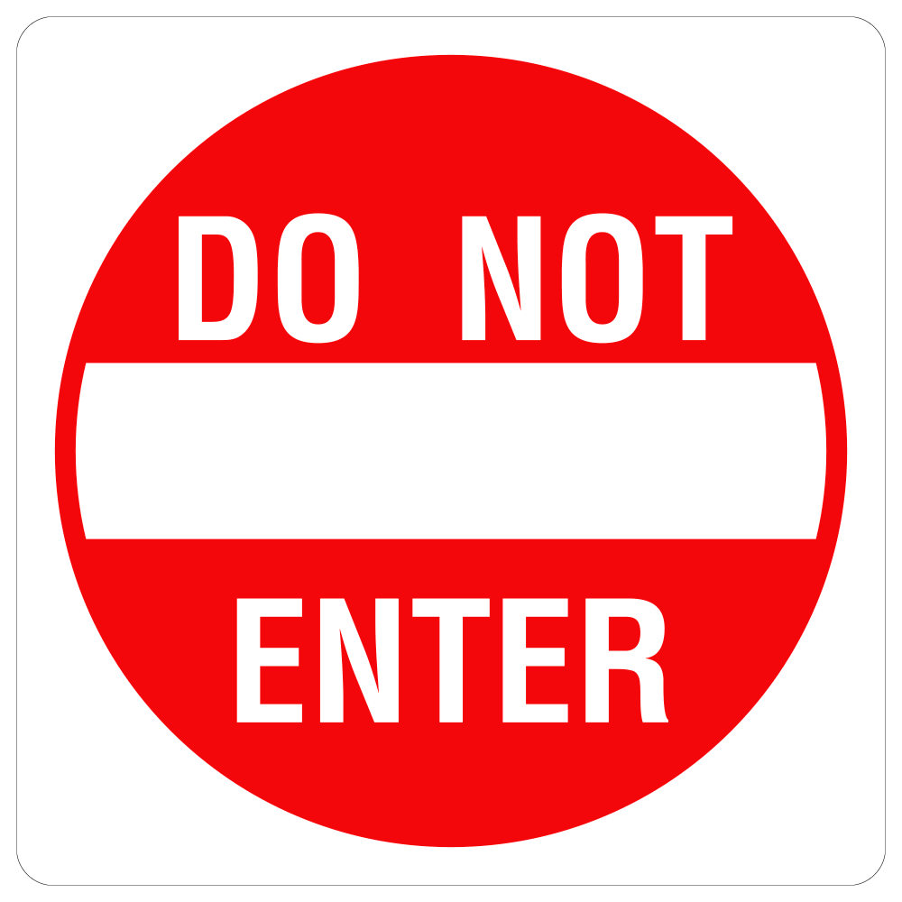 Do Not Enter - Sign - 24 In. X 24 In.