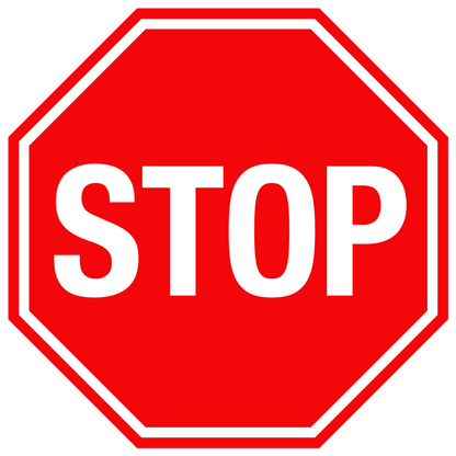 Stop Sign   24 In. X 24 In.