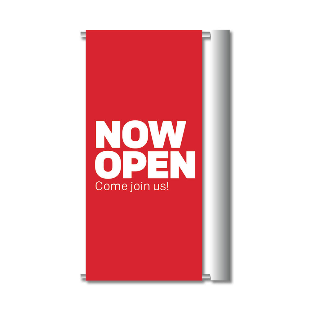 Now Open - Gateway Banner - 24 In. X 45.75 In. – OperationalSignage.com