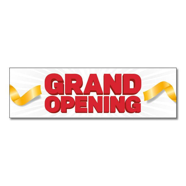 Grand opening with megaphone or loudspeaker above Vector Image