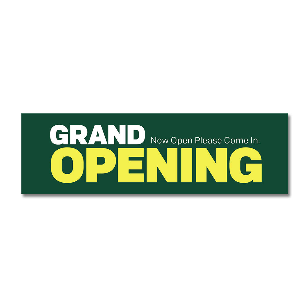 Grand Opening - Banner - 10 Ft. X 3 Ft.