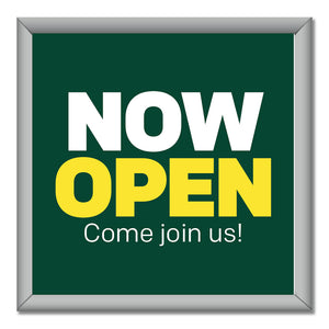 Now Open - Mini Billboard Insert - 4 Ft. X 4 Ft.