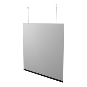 Dual Panel Hanging Shield - Protective Barrier - 48 In. X 48 In.