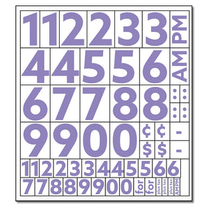 Open Christmas with Number Sheet - Decal - 8 In. X 10 In.