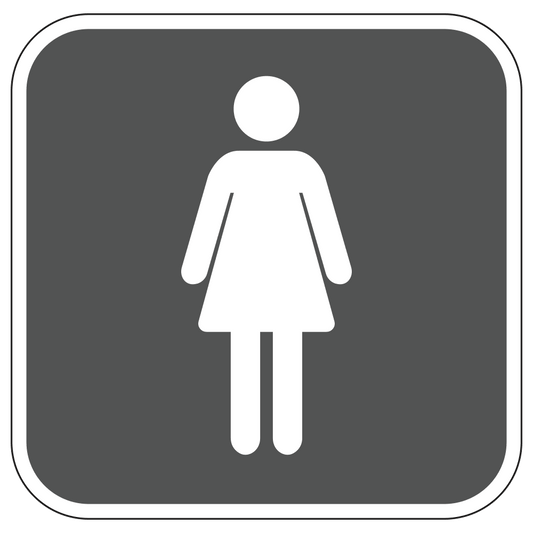 10"X10" Women's restroom sign 